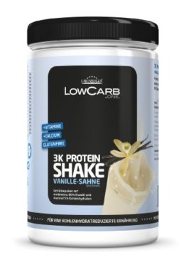 Layenberger LowCarb.one 3K Protein-Shake Vanille-Sahne, 1er Pack (1 x 360 g) -