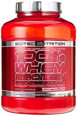 Scitec Nutrition Whey Protein Professional Erdbeer-Weiße Schokolade, 1er Pack (1 x 2350 g) -