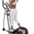 Christopeit Crosstrainer CS 5 silber mit großer Matte (rot) - 