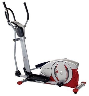 Christopeit Crosstrainer Ergometer CXM 6, silber/rot/schwarz, 9128 -