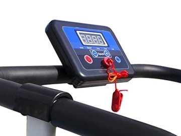 Motorisiertes Laufband 500W mit LCD-Display Elektrisches Fitnessgerät Klappbarer Heimtrainer - 