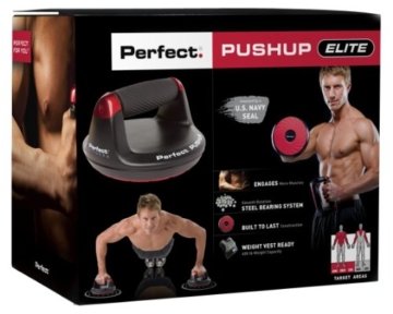 Perfect Fitness Erwachsene Liegestützgriffe Push Up V2, Black, 31015EU - 