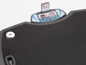 skandika Home Vibration Plate 500, Profi Vibrationsgerät, inklusive Trainingsbänder mit großer rutschsicheren Trainingsfläche, Fernbedienung und kraftvoller 3D-Vibration, anthrazit/schwarz - 