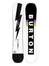 Burton M Custom Flying V Schwarz-Weiß, Herren Snowboard, Größe 166 cm Wide - Farbe Black - White - Flash - 1