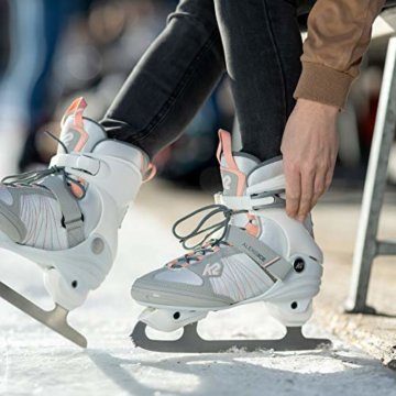 K2 Skates Damen Schlittschuhe Alexis Ice Fb — White - Coral — EU: 39 (UK: 5.5 / US: 8) — 25E0050 - 9