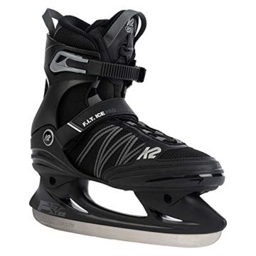 K2 Skates Herren Schlittschuhe F.I.T. Ice PRO — Black-Grey — 25F0015, EU: 44 (Mondo: 285 / cm: 28.5 / UK: 9.5 / US: 10.5) - 2