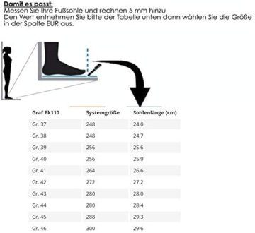 Graf tblade Schlittschuhe Pk150 Eishockey und Freestyle t Blade Schlittschuhe Eislaufen (41) - 3