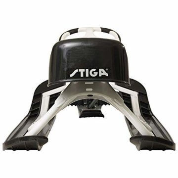 STIGA Snowracer King Size GT-Lenkschlitten mit Bremsen für Kinder und Erwachsene, weiß/schwarz - 4