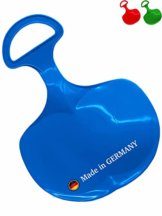 Traptix®Schlitty - Robuster Poporutscher für Klein & Groß - Made in Germany & BPA-frei - Superleichter Schneerutscher für Riesigen Spaß im Schnee - 1